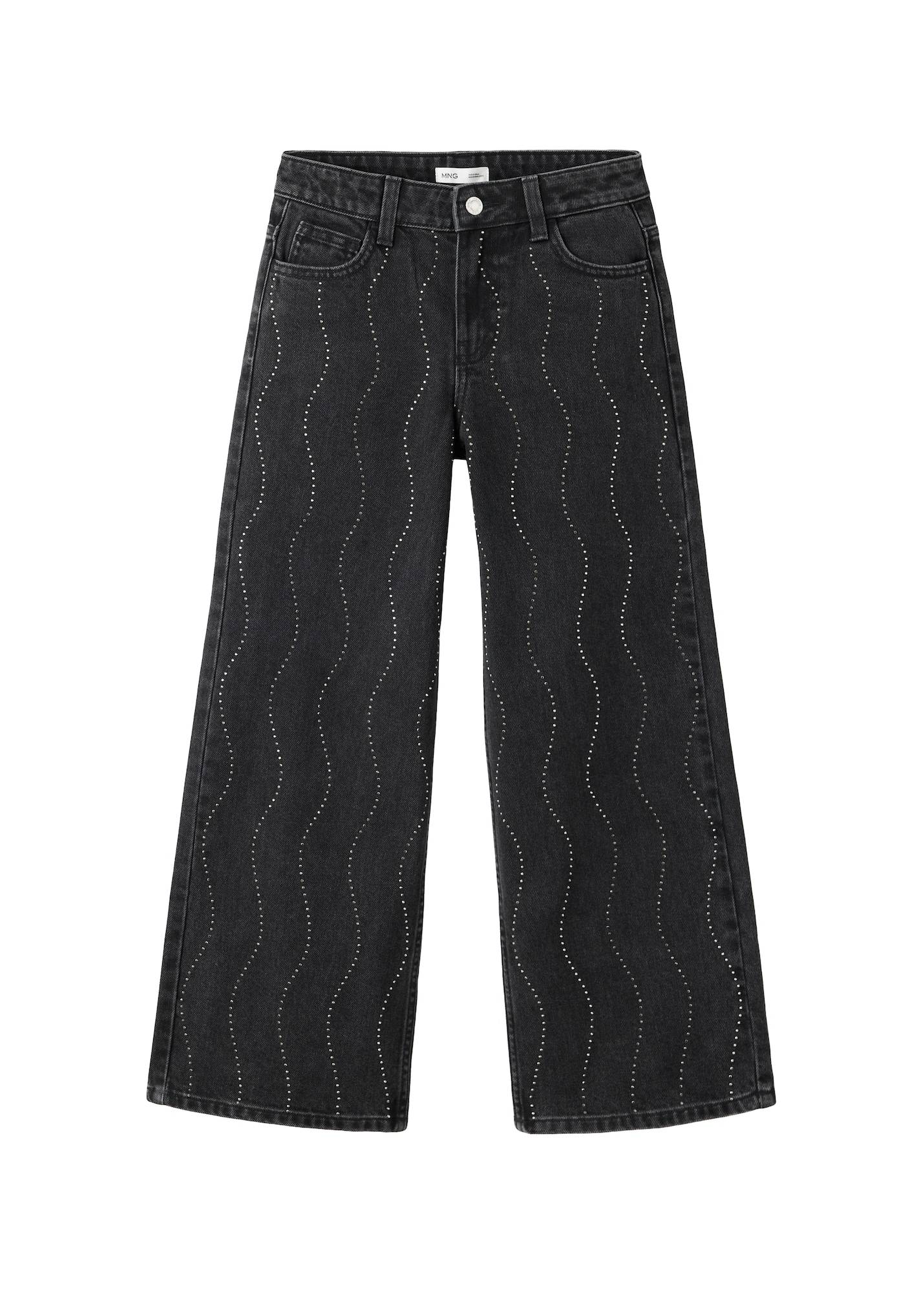 MANGO KIDS Jeans 'WIDEO'  black denim