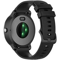 Tosenpo 20 mm remmar för Garmin Vivoactive 3, ersättning silikon klockarmband rem för Garmin Vivoactive 3 Music/Vivoactive 3/Venu/Luxe/Style/Forerunner 245/645 Music Smartwatch