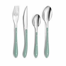 Bestickset Amefa Bistro Grön Metall 24 Delar