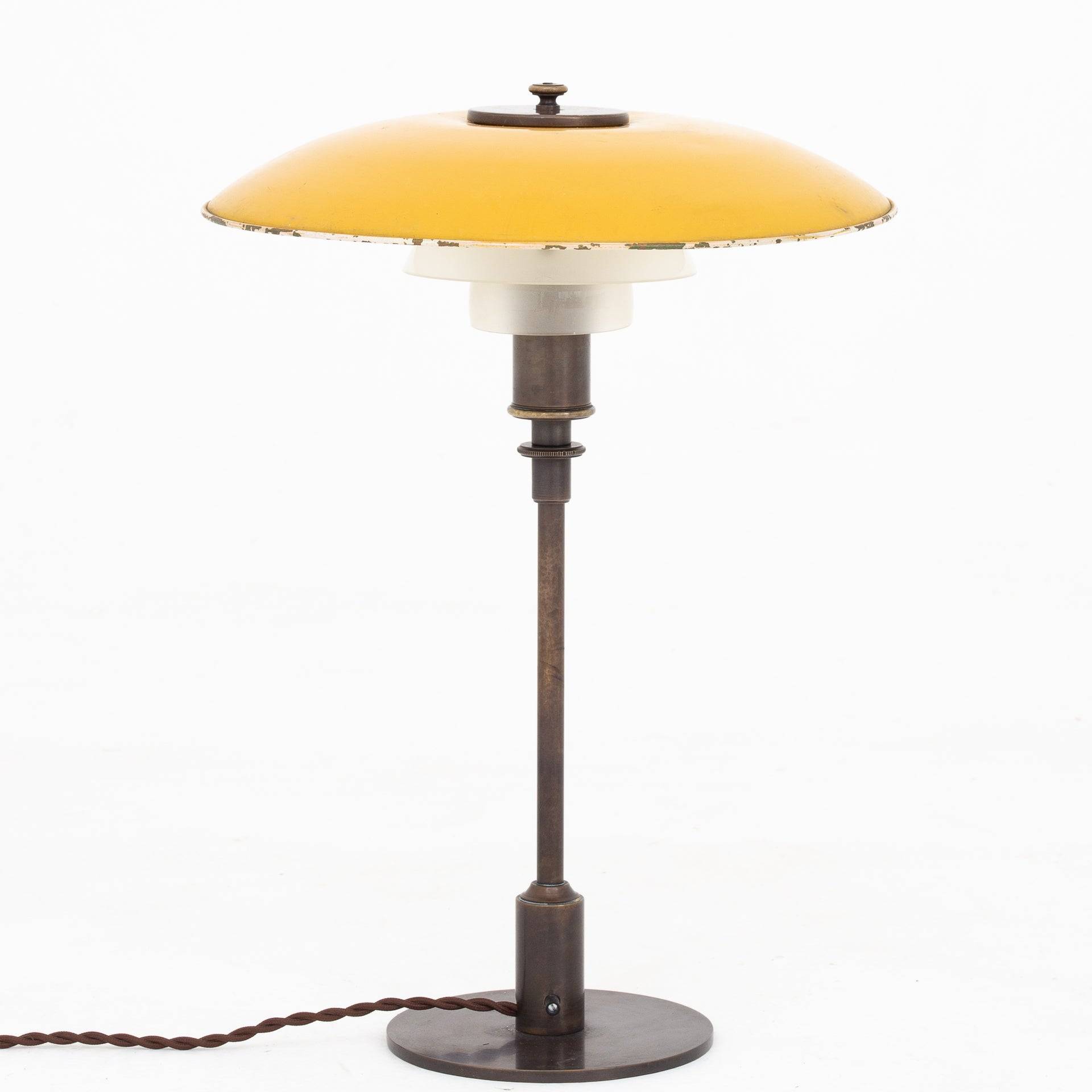 PH 3,5/2 - Bordlampe i bruneret messing