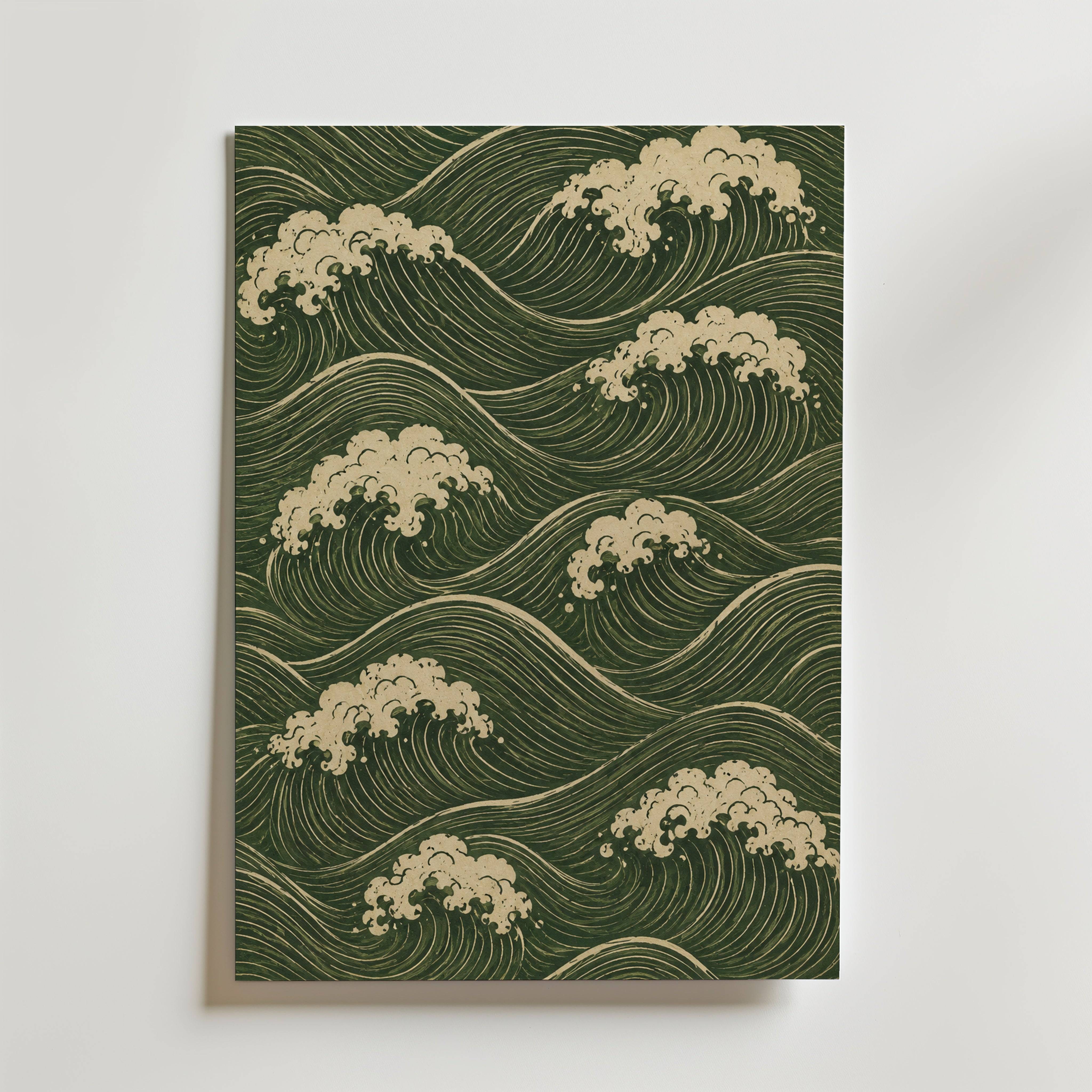 Forest Tide Poster - Premium Canvas 40x50 cm
