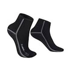 Summshall Neopren strumpa, 3 mm dykstrumpa för herr dam surf snorkel neopren strumpor, Svart basskärare, L/EUR41-42