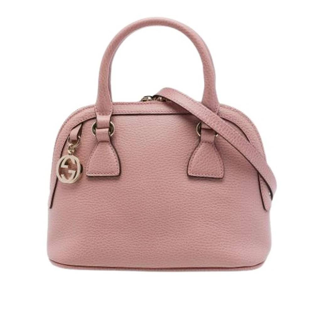 Gucci Vintage Pre-owned Laeder gucci-tasker - Vintage - Dame - Lyserød - ONE SIZE -