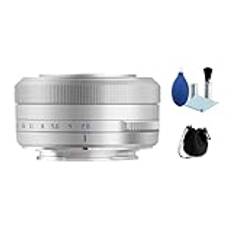 TTArtisan 27 mm F2.8 APS-C ram autofokus STM-objektiv för Fuji X Mount XF X-S10 X-A5 X-T10 X-Y20 X-T30 X-T3 X-T4 X-E1 X-H1 X-M1 X-Pro1 etc titangrå