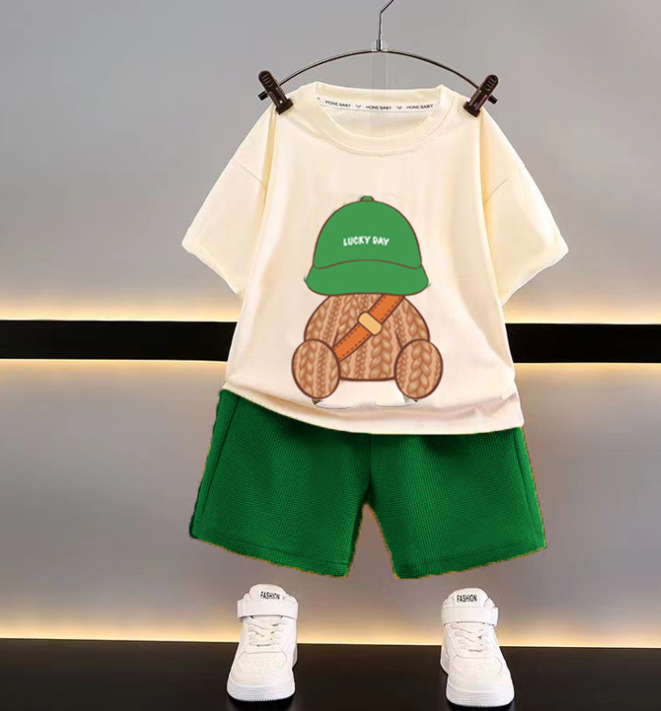 Mini Fashion™ - Funkigt & Fräscht - Klädset Grönt / 110 (3-4 år) | Pedagogiska Träleksaker