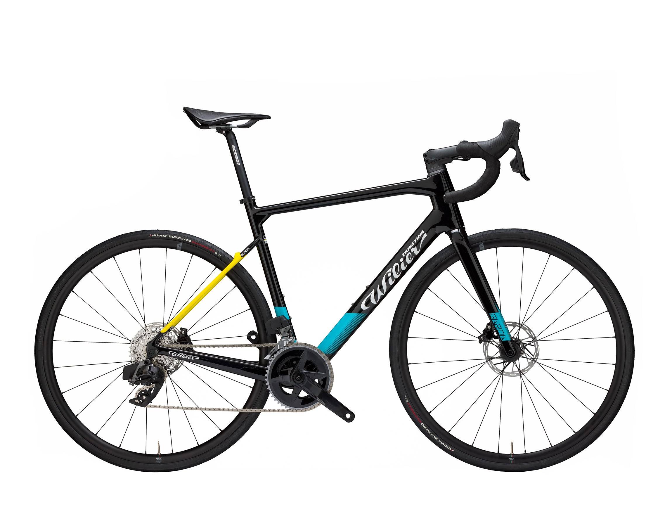Wilier GARDA 2023 - Shimano 105 Di2 - SHIMANO RS171 DISC - 128 / XL / black / red; matt