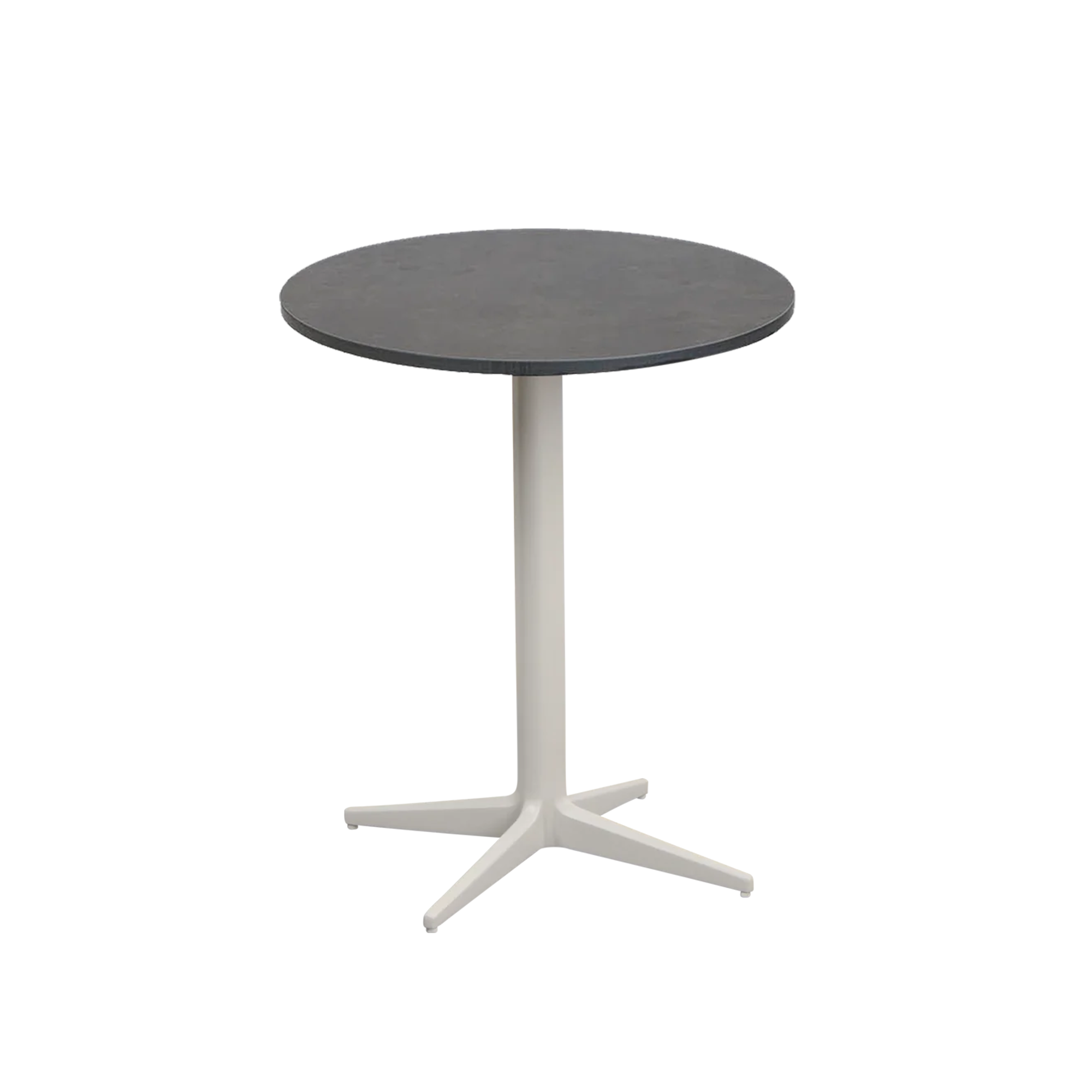 Cane-Line - Cafebordsunderrede - Drop - Sand/bordsskiva dia. 45 cm - Drop, Go - Dark Grey - Småbord & Sidobord utomhus - Beige,Grå