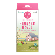 Just T Rhubarb Hygge Brev te