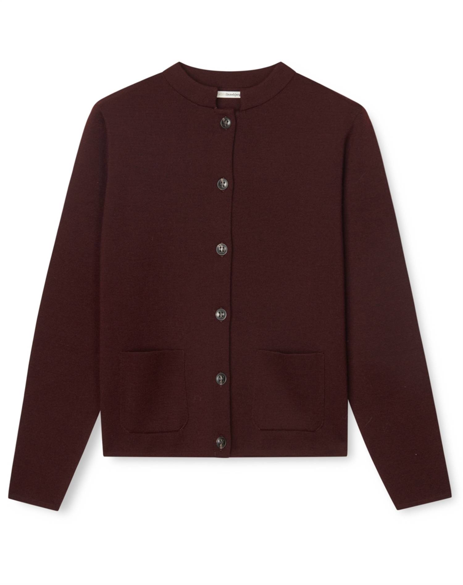 Sibin Linnebjerg - Dell Cardigan - Aubergine