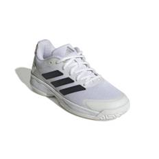 Adidas Ubersonic Kids Tennisschuh Kinder weiß schwarz silber metallic