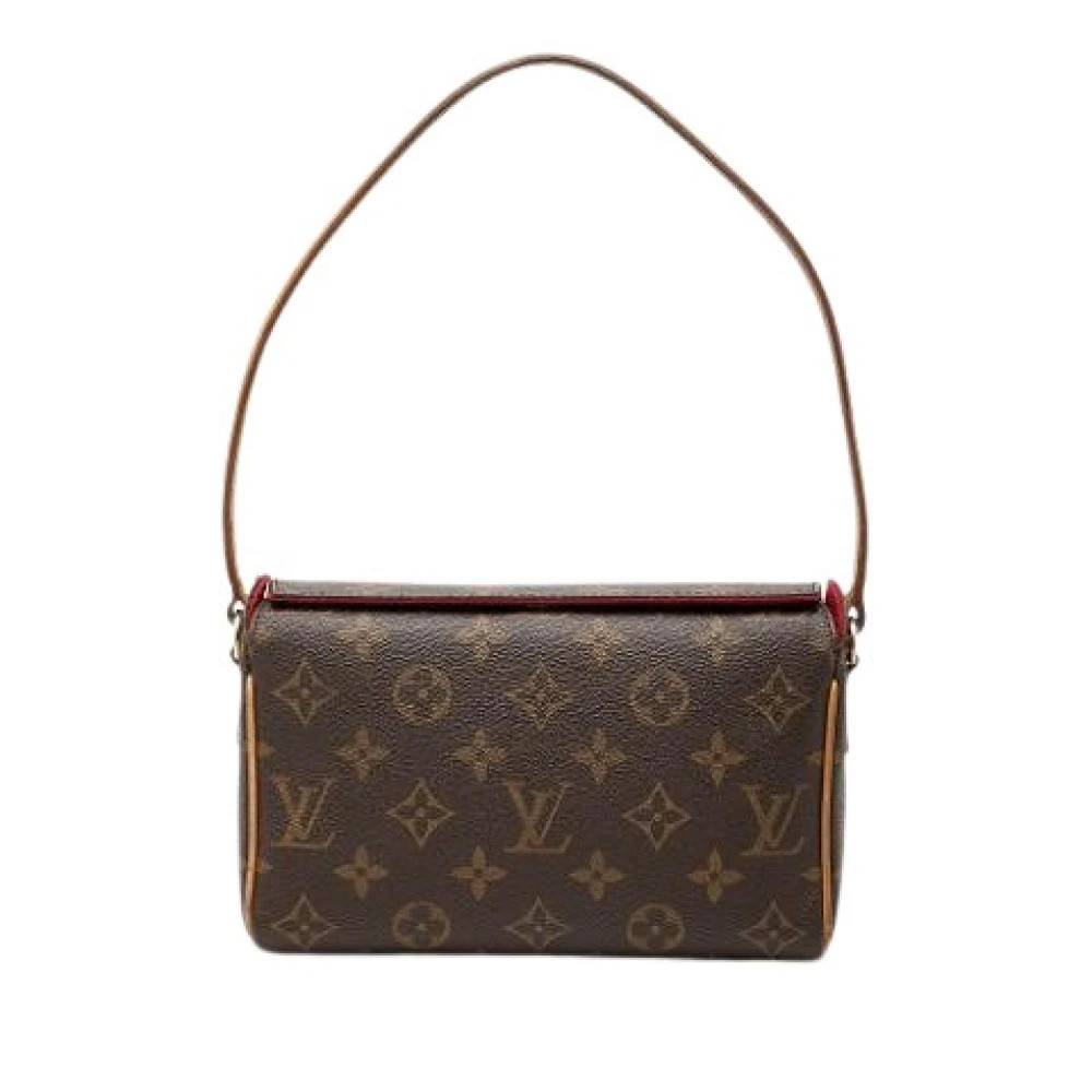 Louis Vuitton Vintage Pre-owned Recital Skuldertaske - Vintage - Dame - Brun - ONE SIZE - Uld