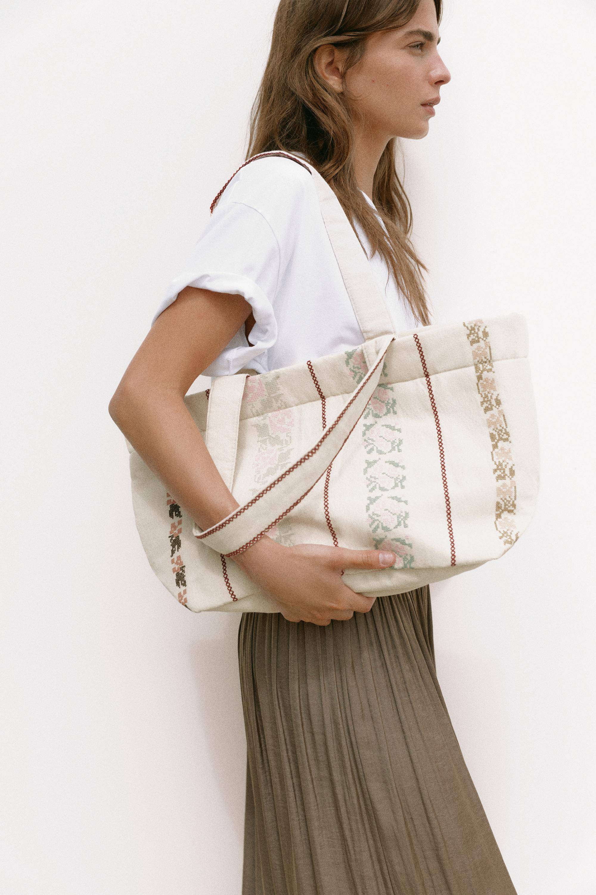 Embroidered Tote Bag