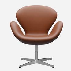 Fritz Hansen 3320 Svanen Valnød Essential Læder