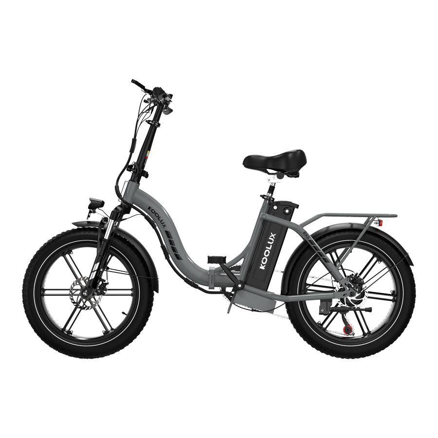 KOOLUX BK6S 4.0 Hopvikbar Elcykel Vuxen 500W Motor 48V13AH Batteri 20-tums Däck Maxvikt 120kg Stadscykel för Vuxna grå