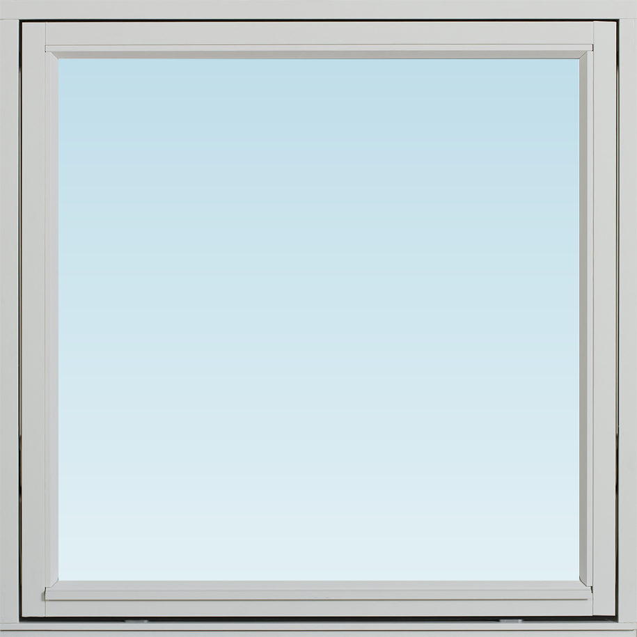 Svenska Fönster SF vridfönster  1080x1080mm 1-luft, insida trä utsida trä, 3-glas  (11x11)