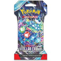 Pokemon Booster Pakke - SV07 - Scarlet & Violet: Stellar Crown Sleeved Booster Pack ("Cardboard / Pap Blister")