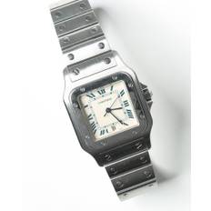 CARTIER Santos Galbée 29mm Ref 987901 Watch - White