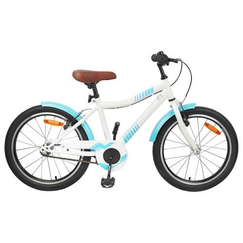Barncykel 20 Tum för 6-11 år gamla Ljusblå
