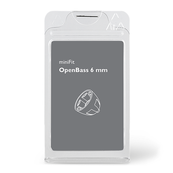 MiniFit OpenBass 6 mm dome