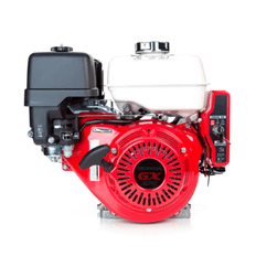 Honda GX270 8.4HK benzinmotor med 25.4mm aksel, oliealarm, el start, 10Amp ladespole og standard lydpotte