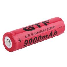 1 stk 18650 GTF Batteri 3.7V 9900mAh Li-ion Genopladlig