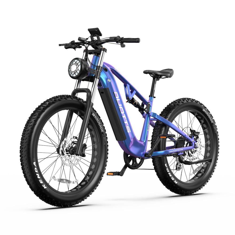 DUOTTS E26 Elcykel för Vuxna 48V20AH Batteri med Hög Kapacitet 750W Kraftfull Motor Maxhastighet 55KM/H Lång Räckvidd Pendlar Terräng E-cykel blå