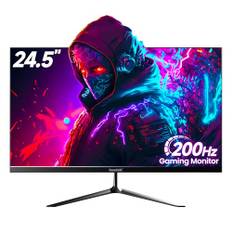 Gawfolk 24,5 Zoll Gaming Monitor, 144 Hz/180 Hz PC Bildschirm FHD 1080P Rahmenlose Computermonitore, VA, 100% sRGB, DisplayPort, HDMI, Augenpflege
