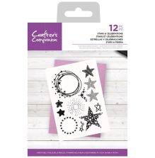 Crafters Companion Photopolymer Stamp Set - Stars & Celebrations