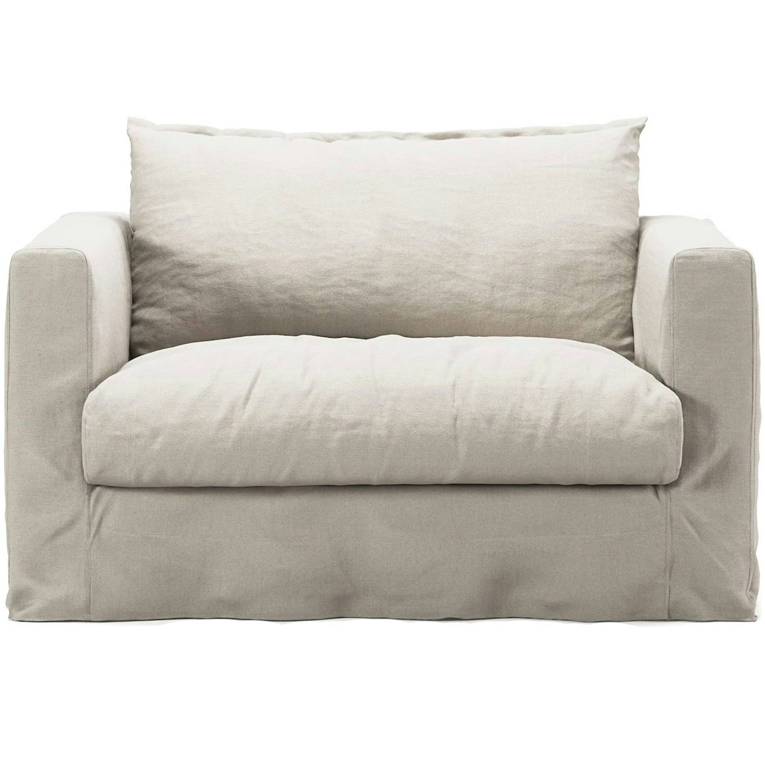 Decotique Le Grand Air Nou Love Seat - Lænestole Hør Creamy White - 11003123+11003128.