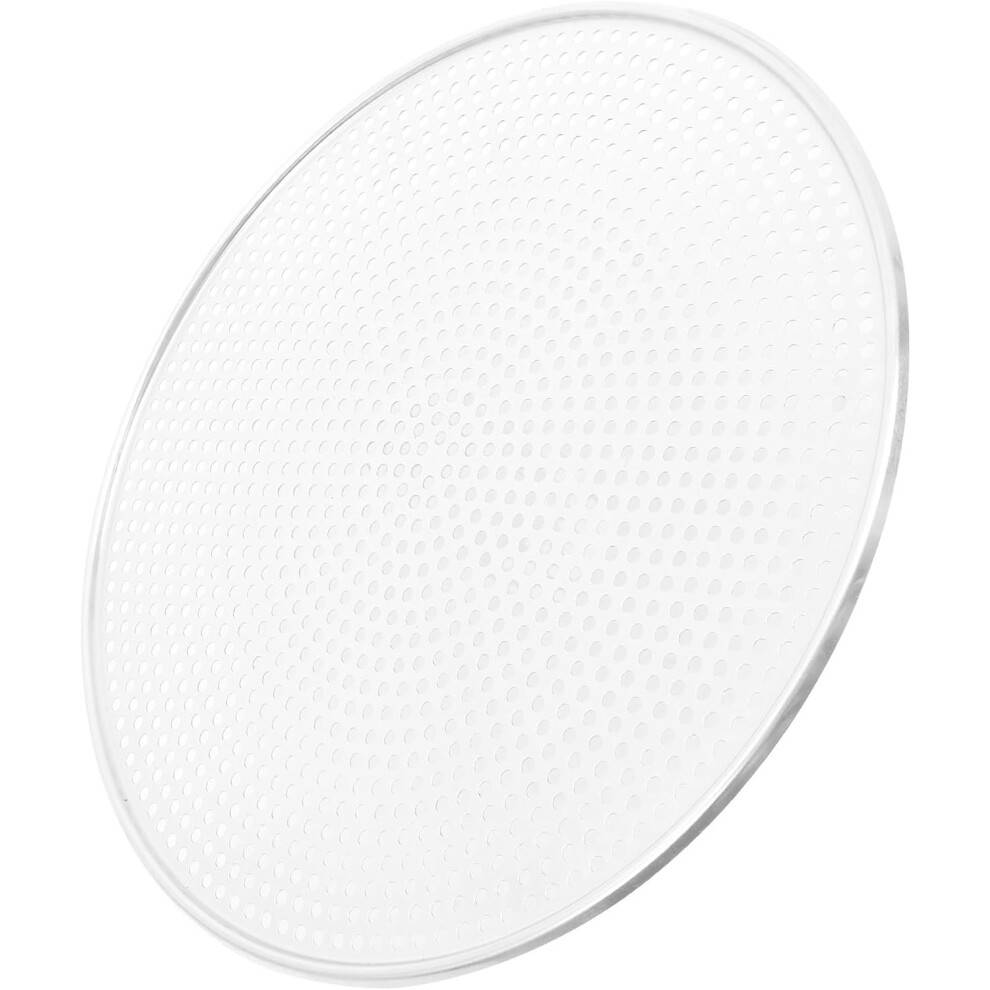 Perforerad pizzapanna i aluminium, 40 cm, med näthål för multifunktionell bakning i västerländska restauranger och hemmakök