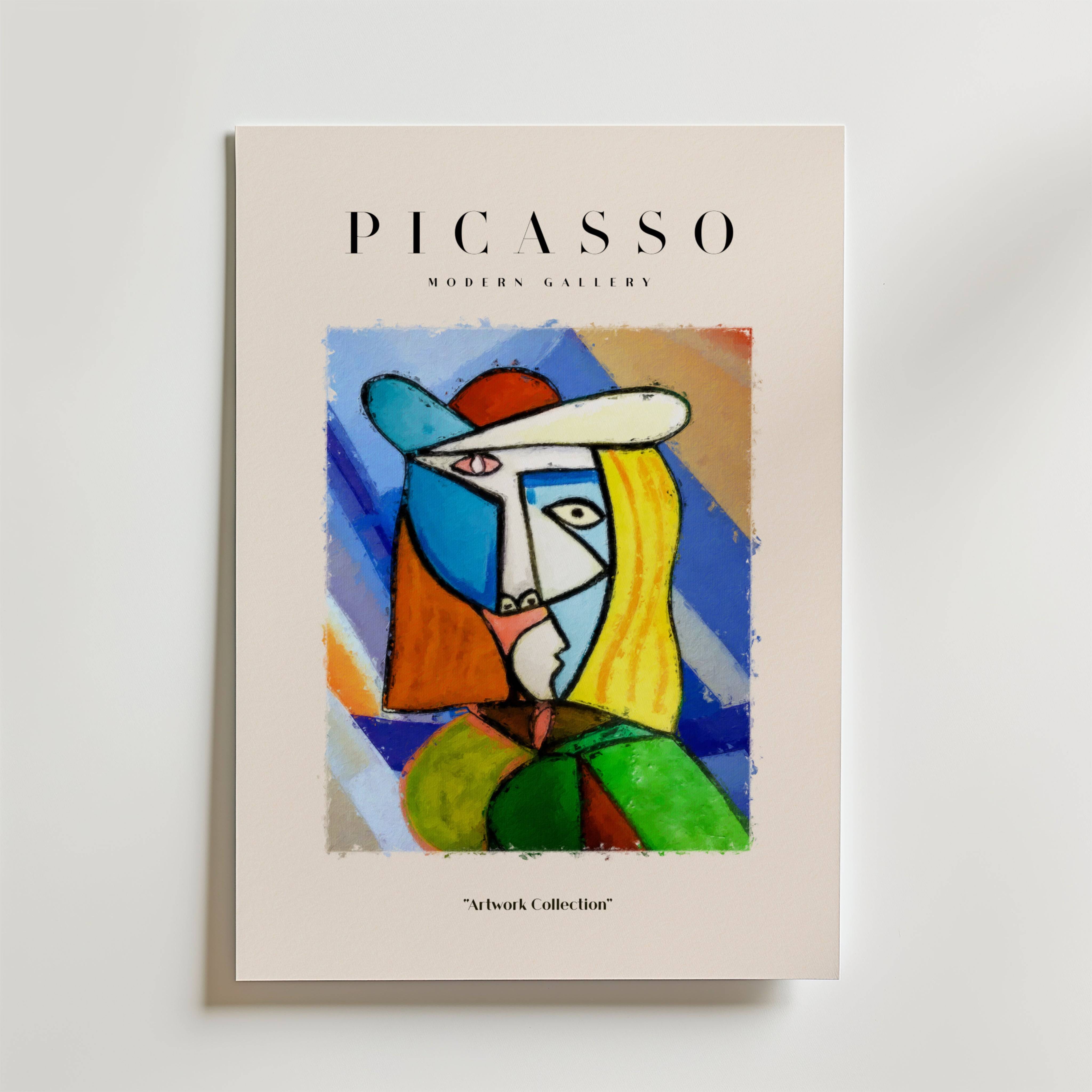 Picasso Abstract Femme Poster - Fine Art Poster 13x18 cm