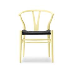 Y-stol CH24 Soft Hollyhock med sort flet af Hans J. Wegner