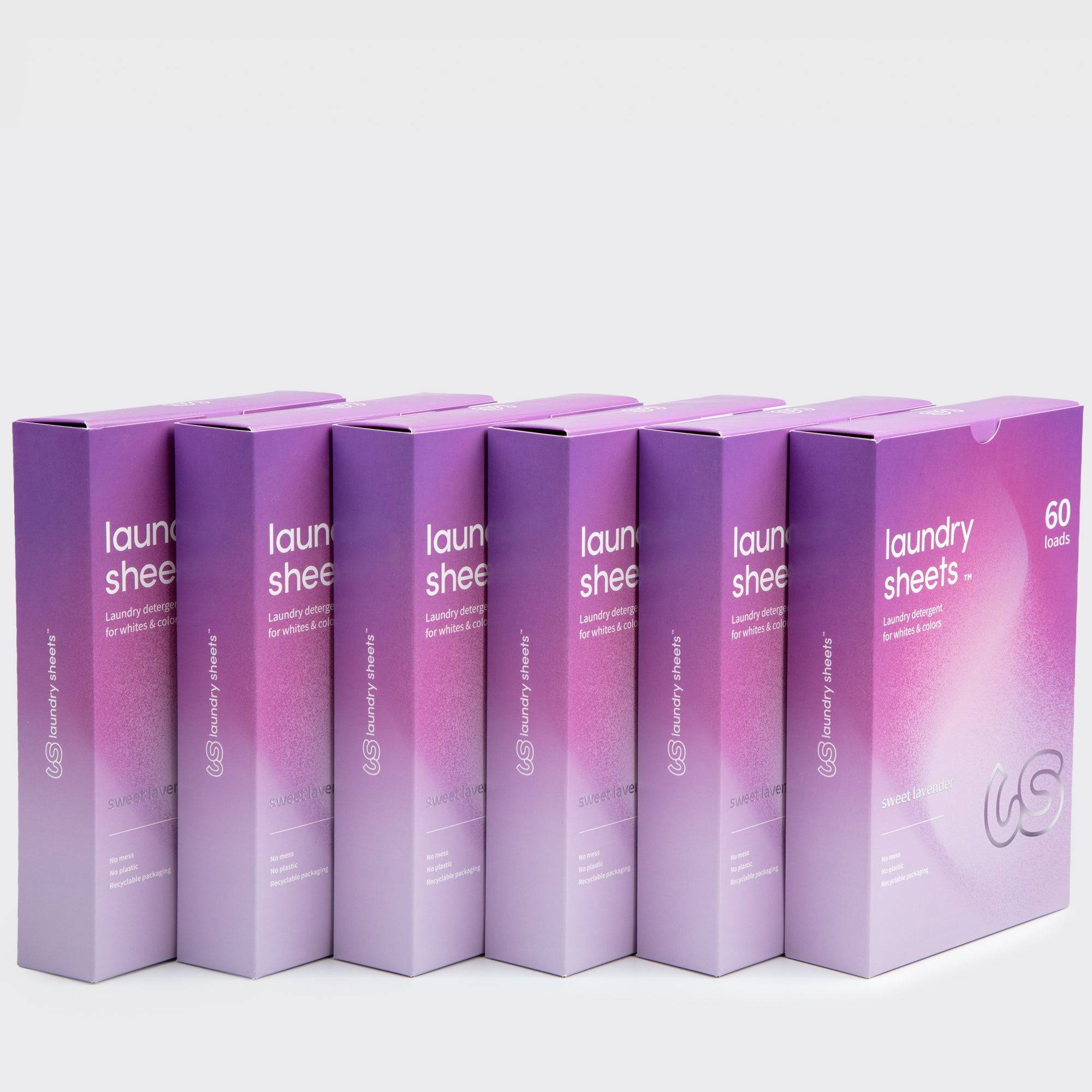 Laundry Sheets - 60 Loads - Sweet Lavender / 6-Pack [10% off]