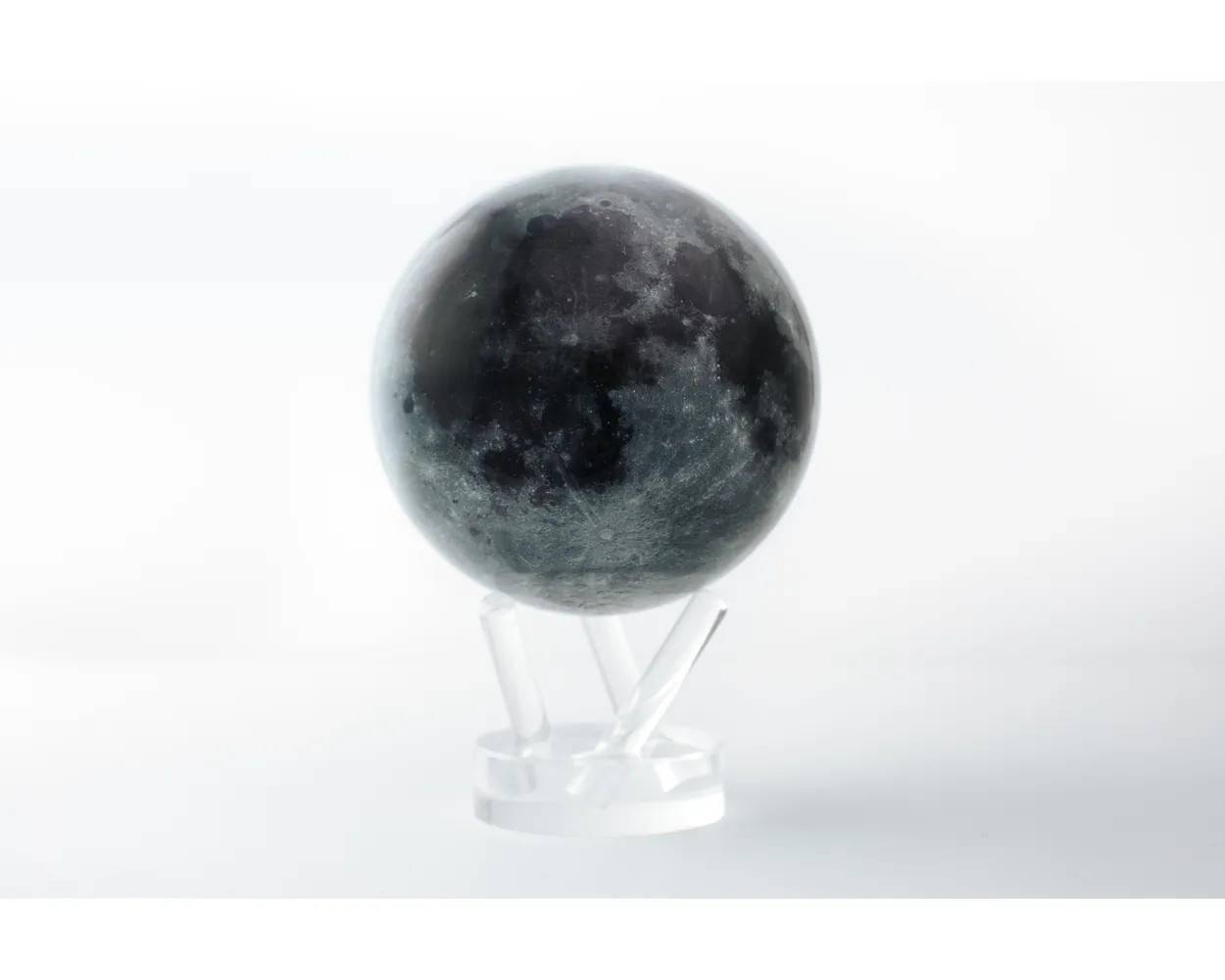 MOVA Globe - Måne - Roterende globus drevet af solceller Diameter: 4.5" / 11,4 cm
