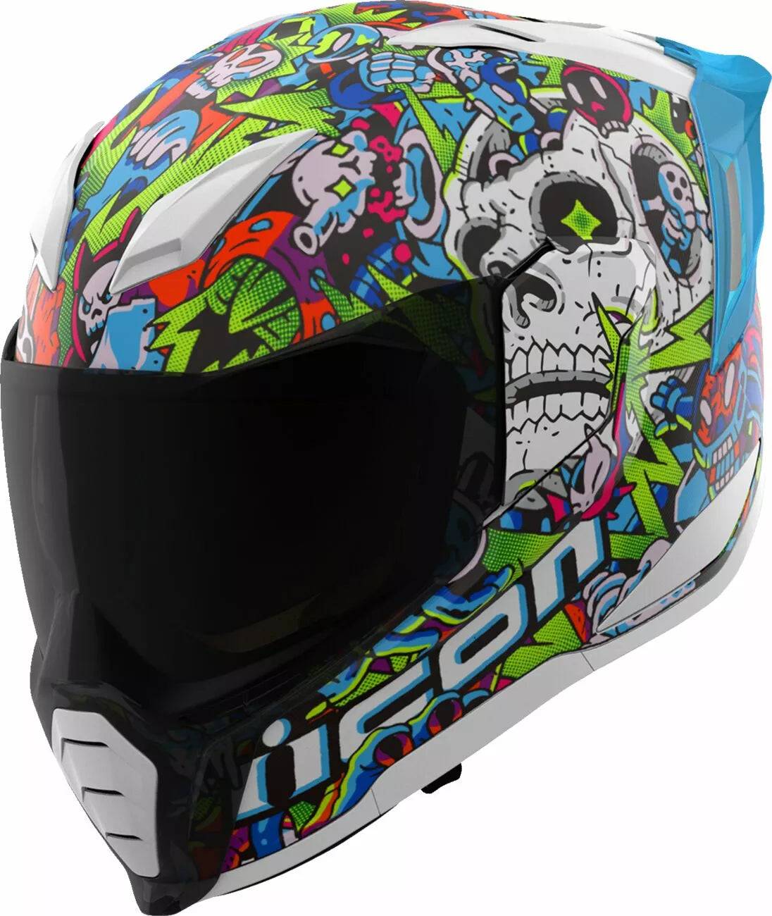 ICON HLMT ULTRFLT DOODLE 3 BL XS 0101-17972