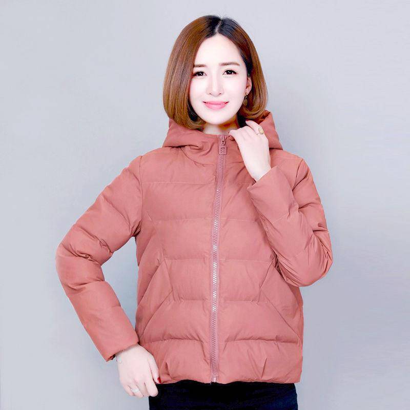 Jacka Dam Vinter Dam Lång Jacka Vinterkappa Dam Varm Kvinna Parka Ytterkläder Dunjacka Kappa XXXXL rosa
