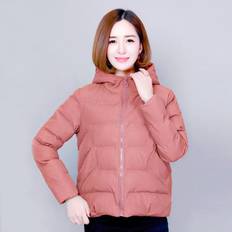 Jacket Women Winter Female Long Jacket Winter Coat Women Warm Woman Parka Outerwear Down Jacket Coat XXXXL rosa