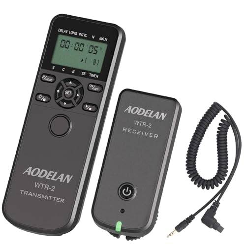 AODELAN Timer fjärrkontroll, kamera trådlös slutarutlösning för Canon