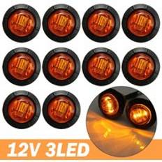 10 st 12v led bil yttre ljus auto bil buss lastbil sidomarkeringsljus indikator baklykta signal trailer