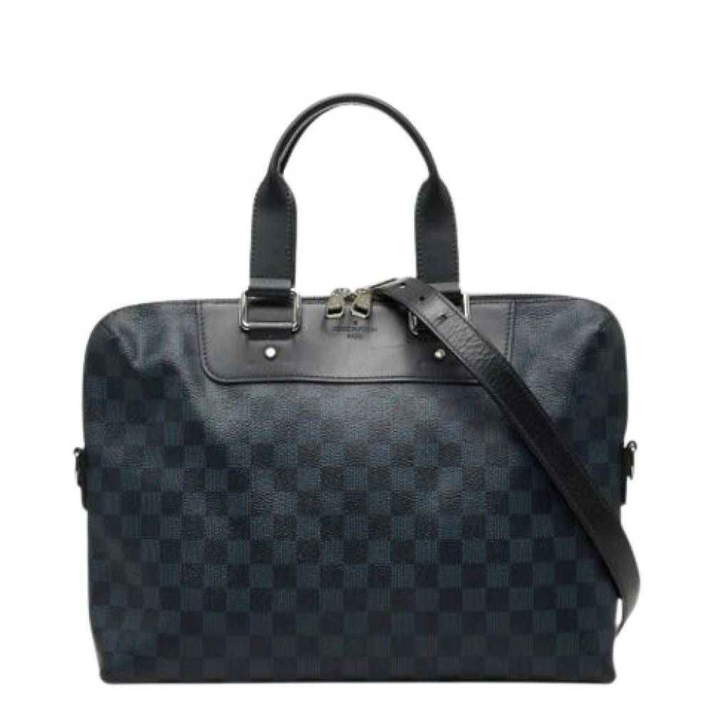 Louis Vuitton Vintage Pre-owned Vintage Skuldertaske - Vintage - Dame - Blå - ONE SIZE - Uld