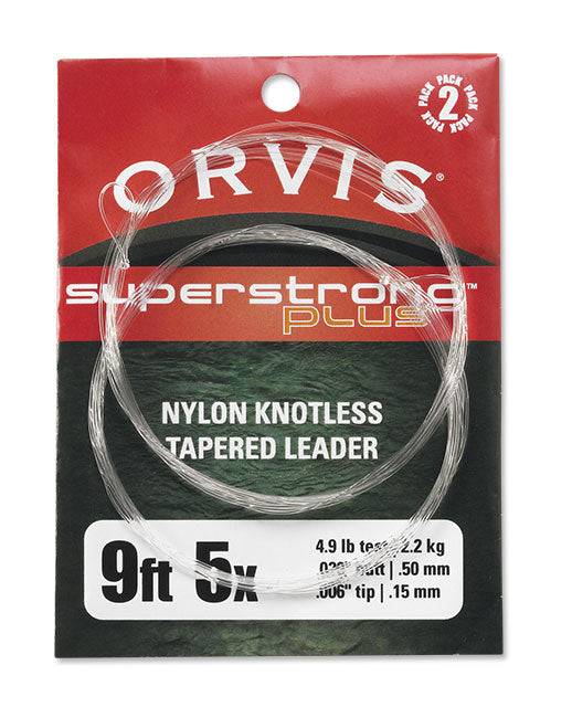 Superstrong - Taperede Nylon Forfang - 2 Stk. - 1X=0.25 mm