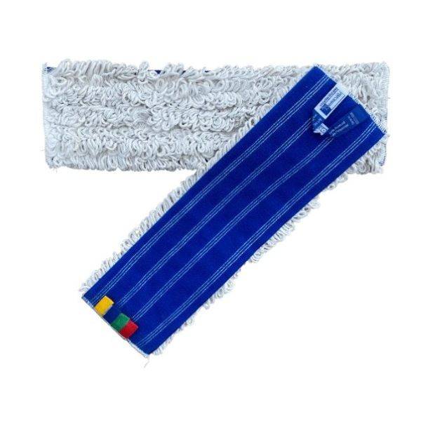 Bomuldsmoppe m/ velcro, 40 cm