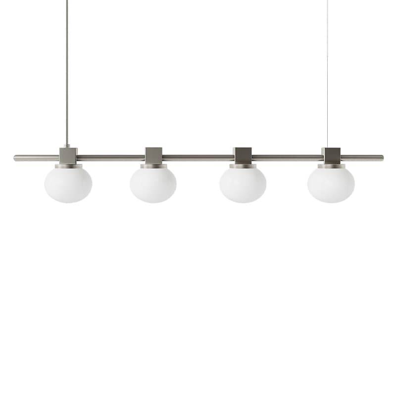 Frama Ovoid quadruple taklampa stainless steel