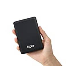 Bipra Ultra Slim USB 3.0 NTFS bärbar hårddisk – svart (1000 GB 1TB)