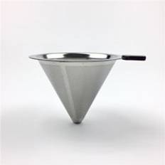 Rostfritt stål återanvändbart kaffefilter dropp v60 dropp filter kaffe korg hållare mj070115 - Liten vf -401