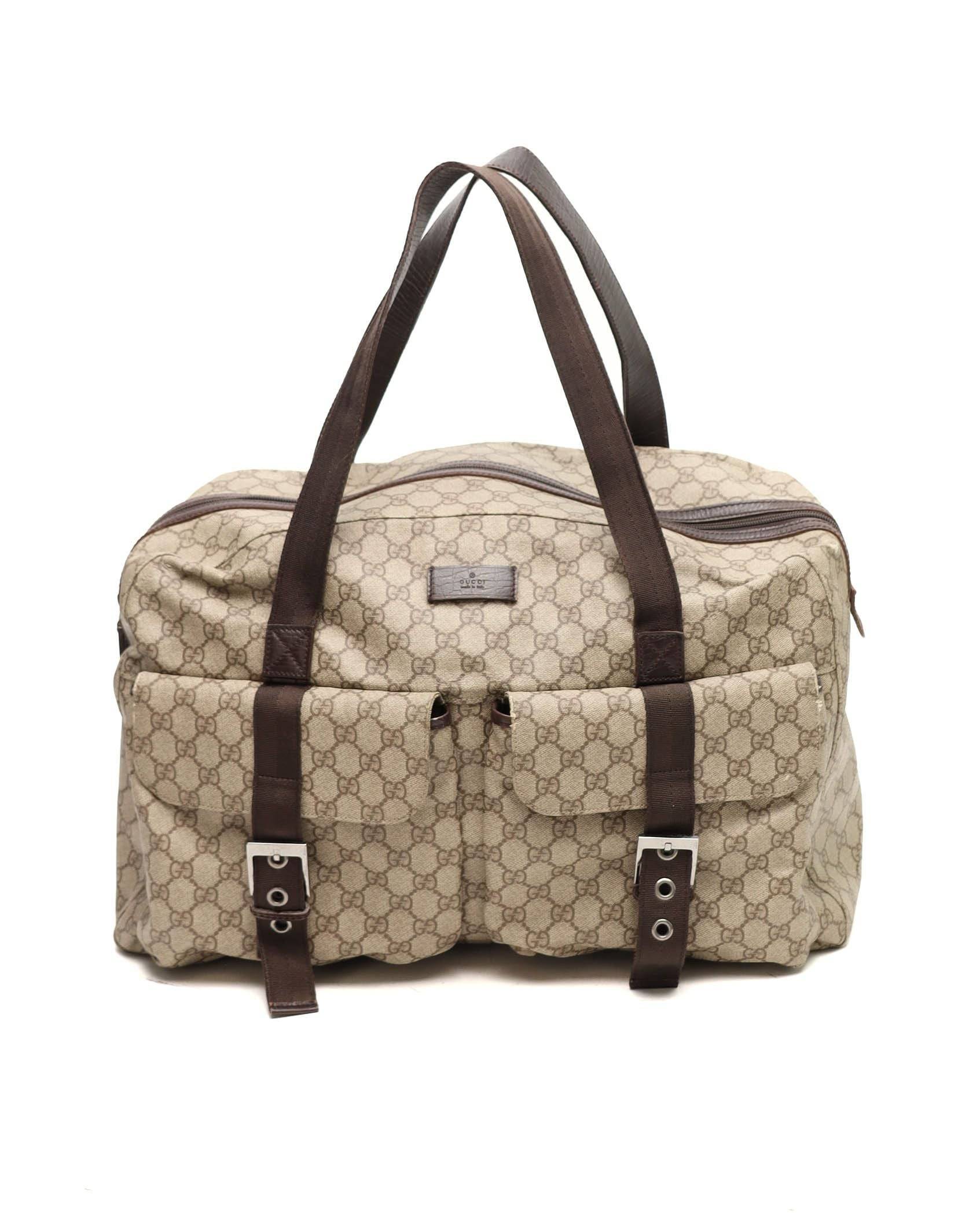 Gucci GG Supreme Weekend Bag - Beige - One Size