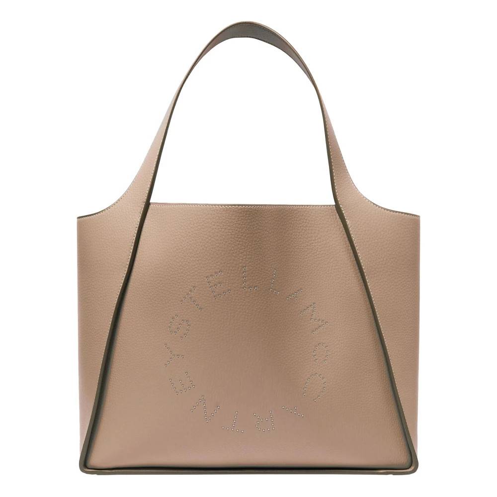 Stella McCartney Logo Tote - Tasker - Dame - Beige - ONE SIZE -