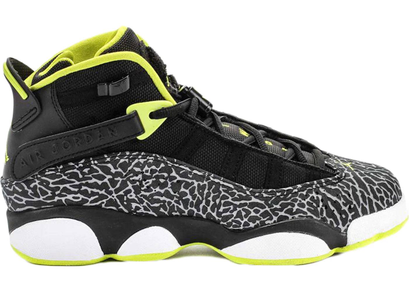 Jordan Six Rings Venom Green (PS) - UK 1.5