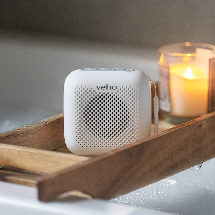 Vattentålig bluetooth-högtalare, Vit