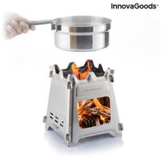 Collapsible Steel Camping Stove Flamet InnovaGoods